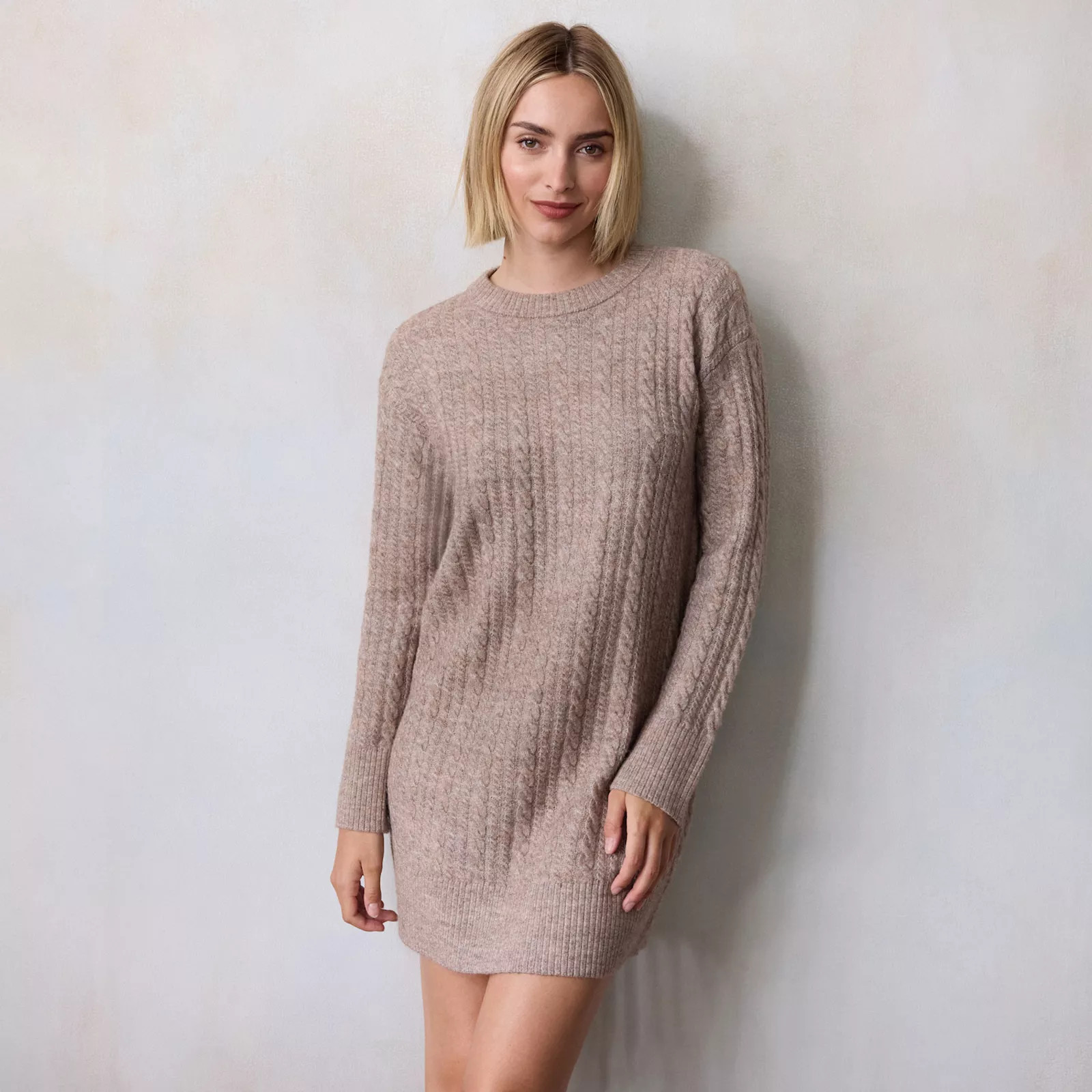 Women's LC Lauren Conrad Crew Neck Sweater Dress | Kohl's
