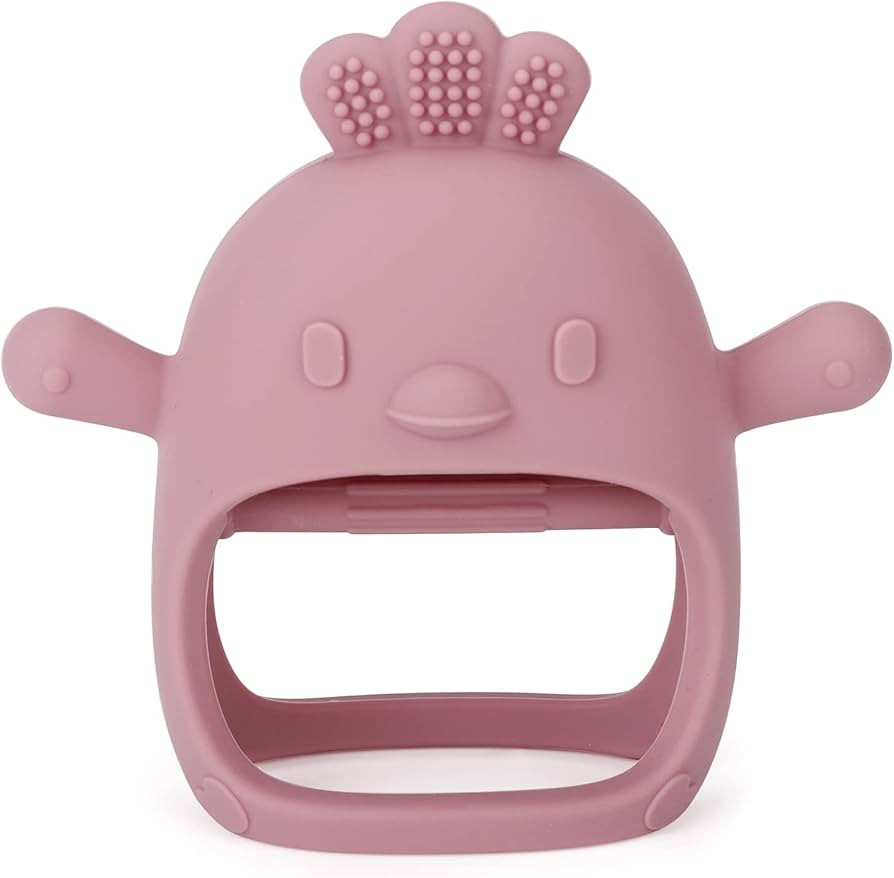 Socub Silicone Baby Teether Toy for Infants 3+ Months, BPA Free Anti-Drop Silicone Mitten Teethin... | Amazon (US)