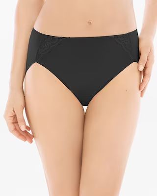 High-Leg Brief with Lace | SOMA