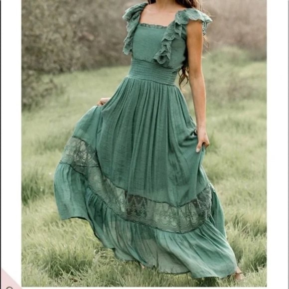 COPY - Joyfolie Dawn Dress in Sage | Poshmark