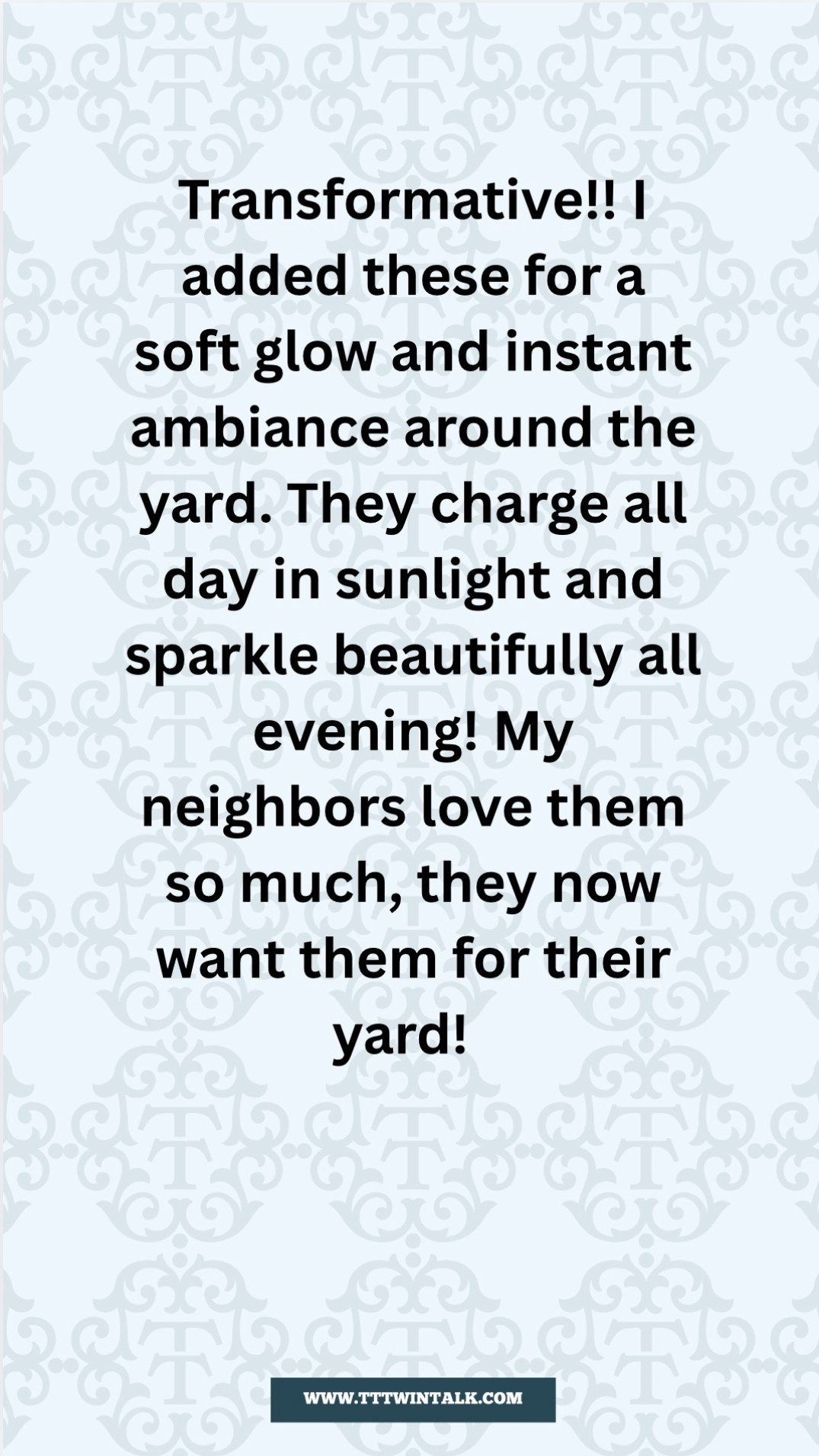 Love the glow! Although these are capable of floating in a pool, I’ve nestled them around my flower beds for a soft glow that is so peaceful to look at in the evenings. s

#LTKOver40 #LTKHome #LTKMidsize
