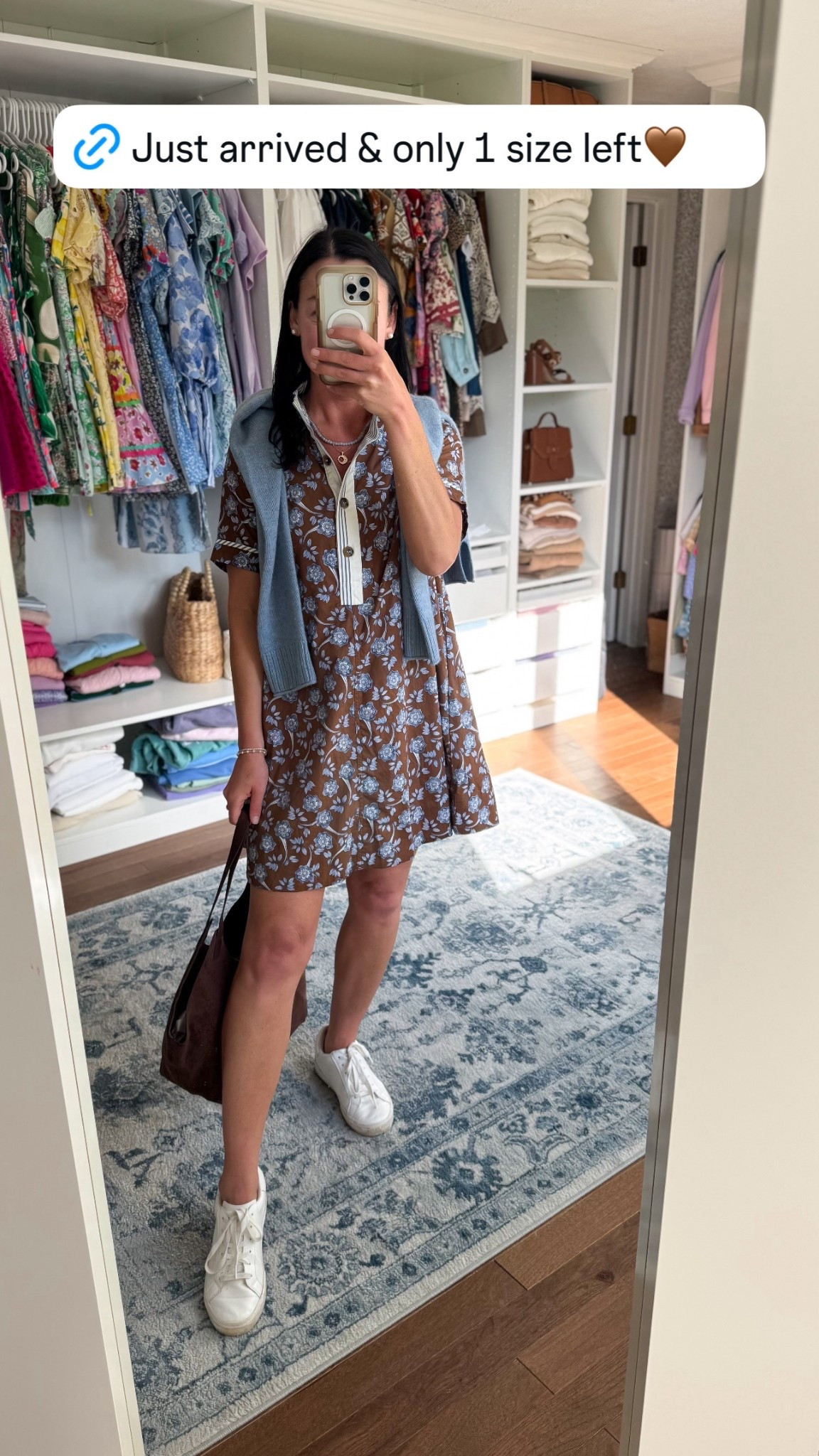 Only one size left in this adorable fall dress! Love the chocolate brown and blue combo and the comfy fit🤎

This mini dress is perfect for date nights, fall festivals, a shopping day, or school events. It’s so easy to throw on and go, and has pockets👏

In my opinion, this fits TTS, but if you’re between sizes I would size down. I’m wearing a S. 

Classic, preppy style, fall fashion, mom outfit, affordable dress 

Shop Carline Hill, target, quince 

#LTKFindsUnder100 #LTKStyleTip #LTKSeasonal