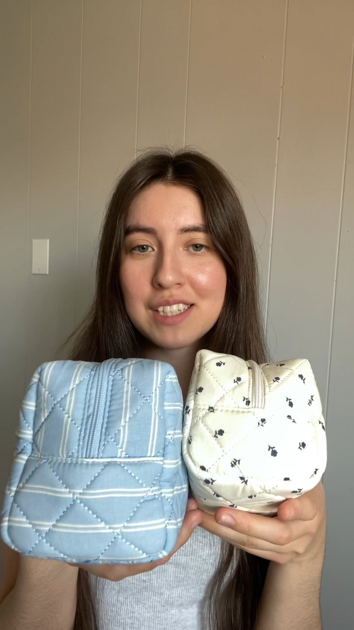 New makeup bags from Target! Quilted and cotton! Great quality and only $10 for both. 

#LTKBeauty #LTKFindsUnder100