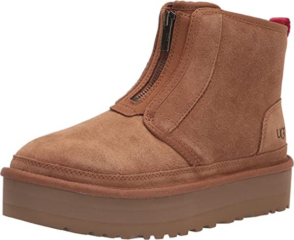 UGG Women's Neumel Platform Zip Fashion Boot | Amazon (US)