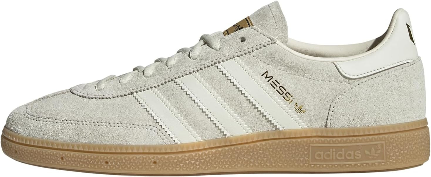 adidas Mens Handball Spezial Messi Street Sneakers Shoes - Beige | Amazon (US)