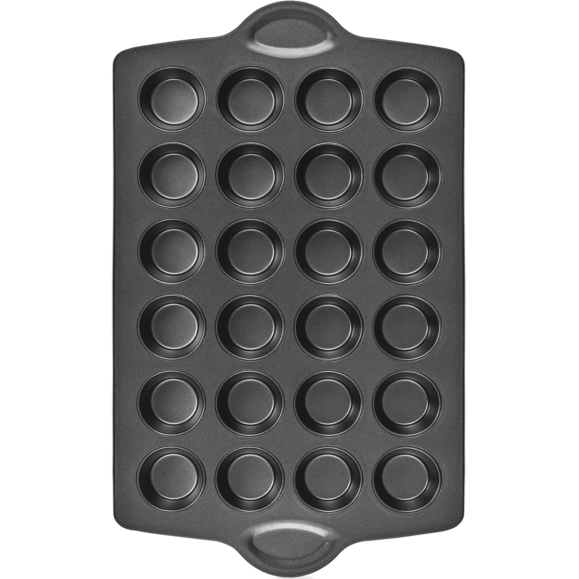 HONGBAKE Nonstick Mini Muffin Pan, Cupcake Tin for Baking, 24 Cup Commercial Small Cup Cake Tray,... | Amazon (US)