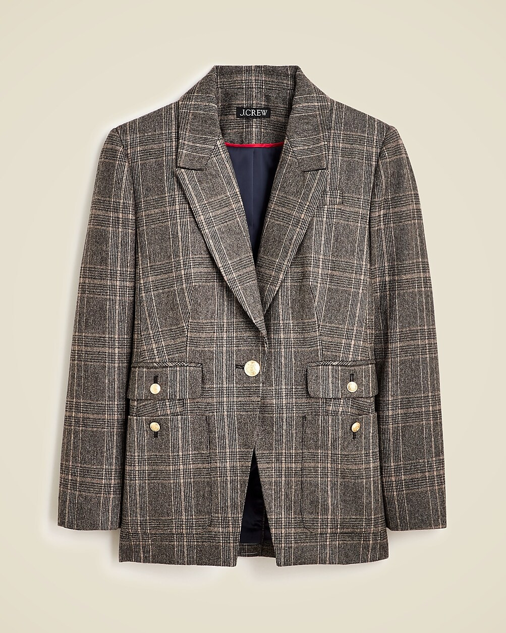 Vivienne blazer in plaid Italian wool blend | J. Crew US