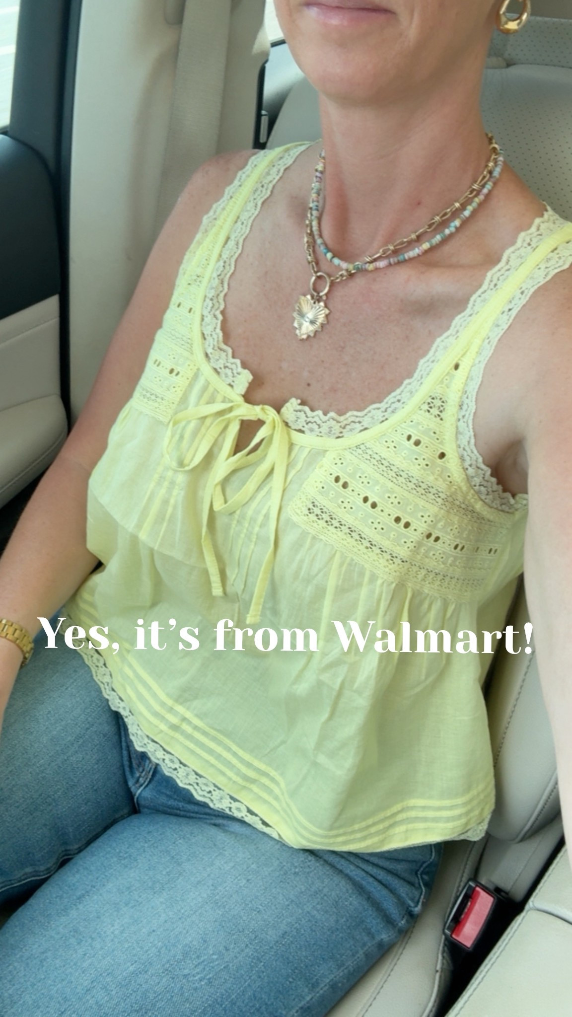This tank from Walmart has the sweetest details and is perfect for spring. I’m in a small



#LTKootd #LTKSeasonal #LTKOver40