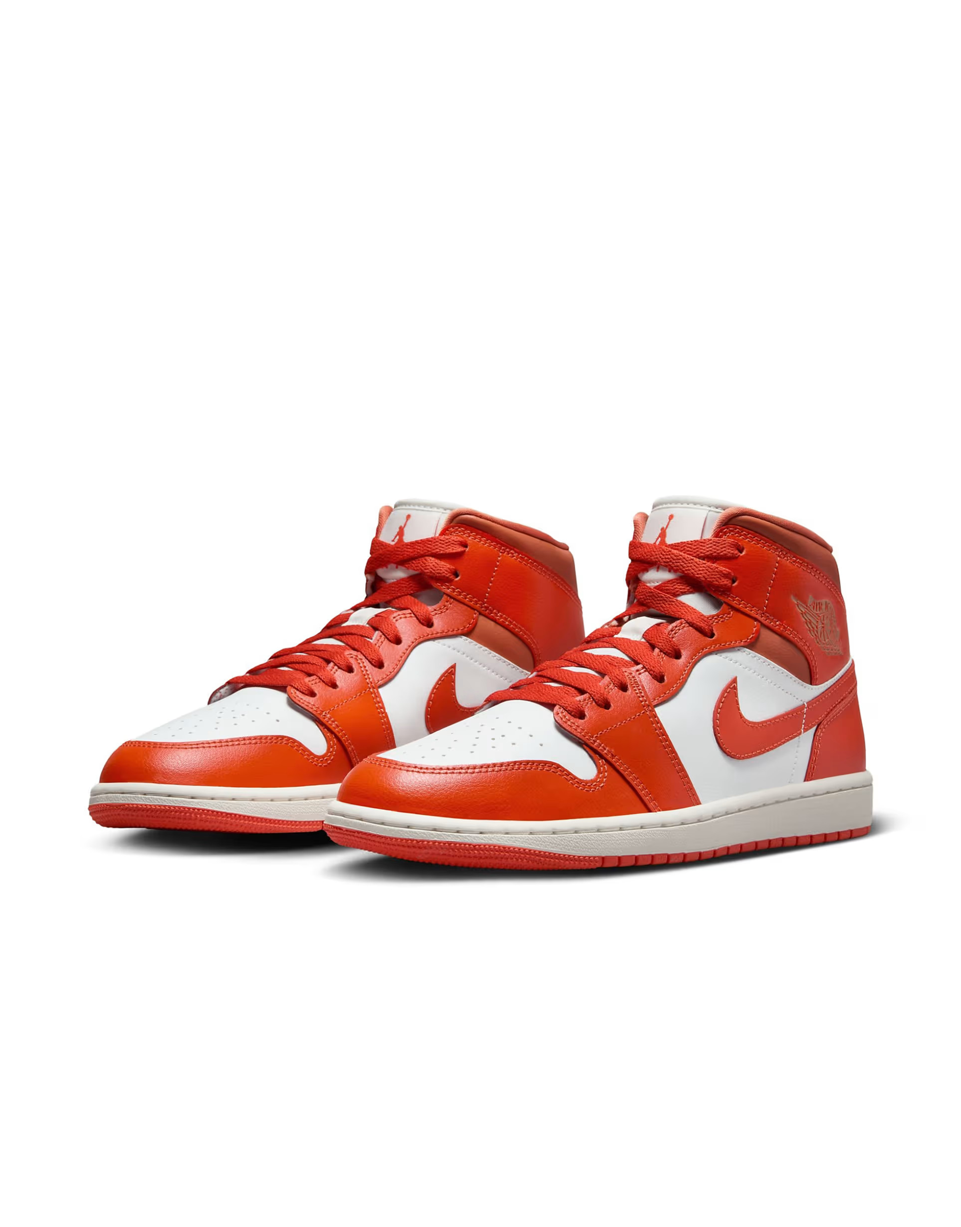 Nike Air Jordan 1 Mid sneakers in orange | ASOS (Global)