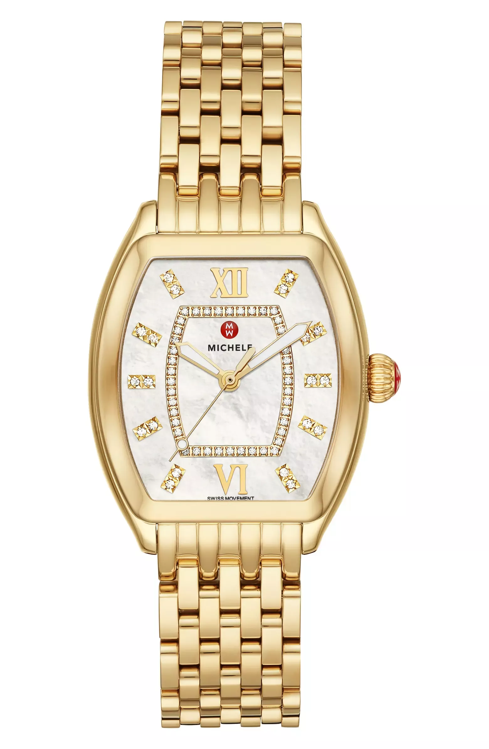 Michele releve watch deals two tone