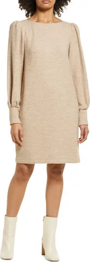 PUFF SLEEVE SWEATER DRESS | Nordstrom