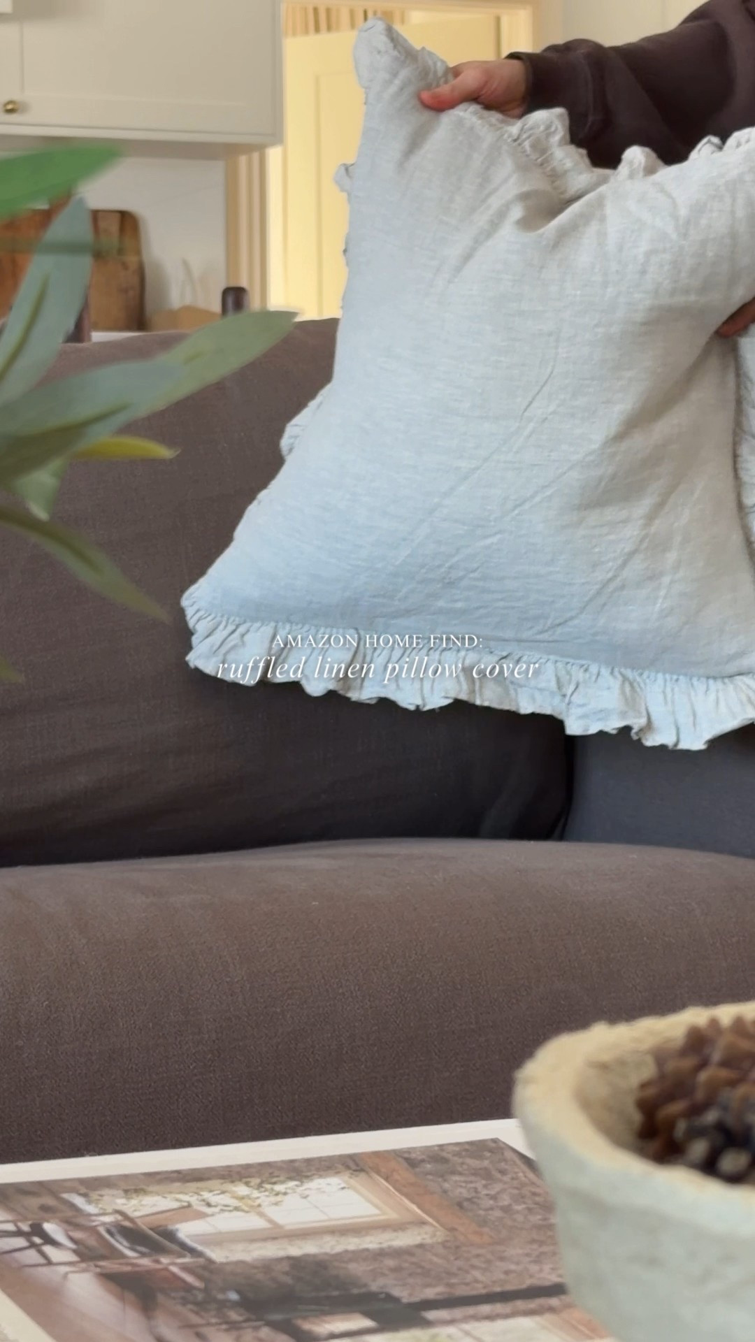 ONE tiny ruffle just changed the whole sofa🤎

It’s those dainty little layers, the soft ruffle, the linen texture, that subtle detail that make a space feel intentional. 

These ruffled linen pillow covers come in a pack of two from Amazon! 



#LTKstyletip #LTKhome #LTKsale