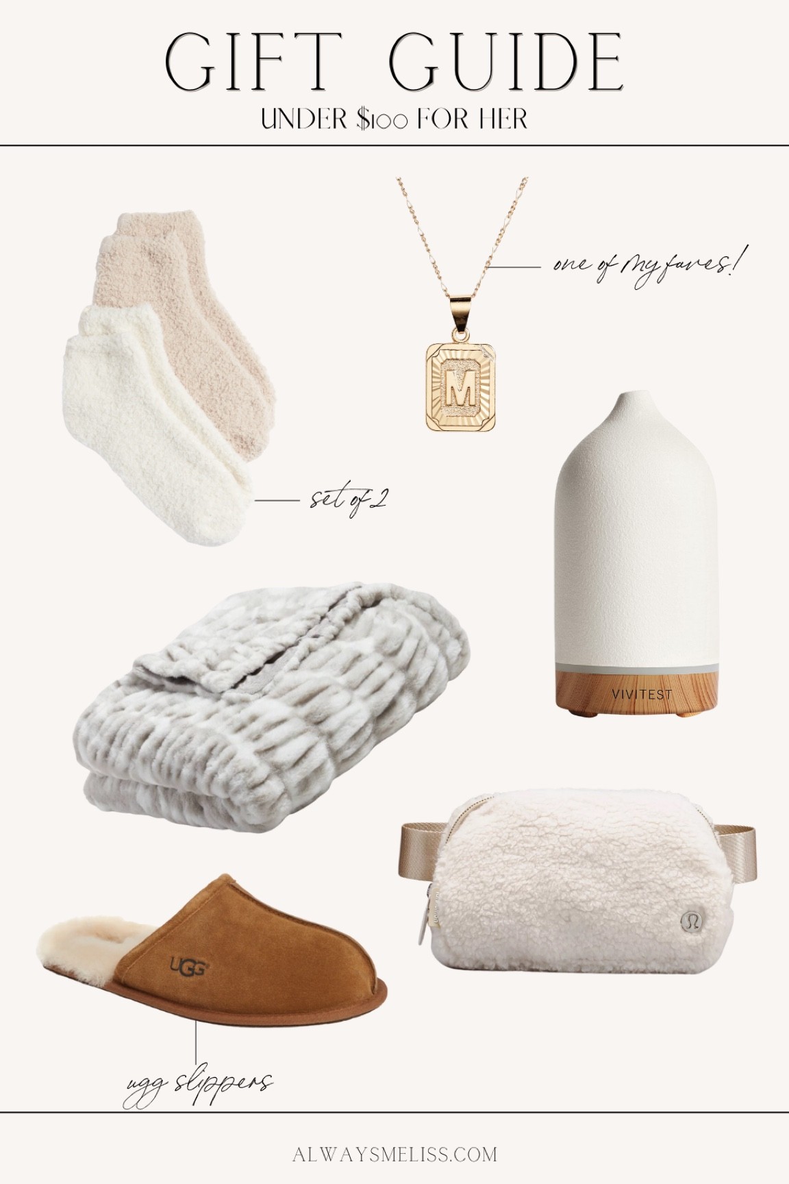 Early gift guides are here!! Rounded up my top picks for her, under $100. Included the super popular lululemon sherpa bag (would definitely grab now if you want to gift it before it sells out again!!) 

#LTKHoliday #LTKSeasonal #LTKunder100