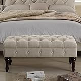 Rosevera Avondale Upholstered Tufted Fine Polyester Chair Loveseat Sofa Armless Design Easy Assembly | Amazon (US)