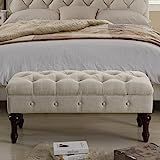 Rosevera Avondale Upholstered Tufted Fine Polyester Chair Loveseat Sofa Armless Design Easy Assembly | Amazon (US)