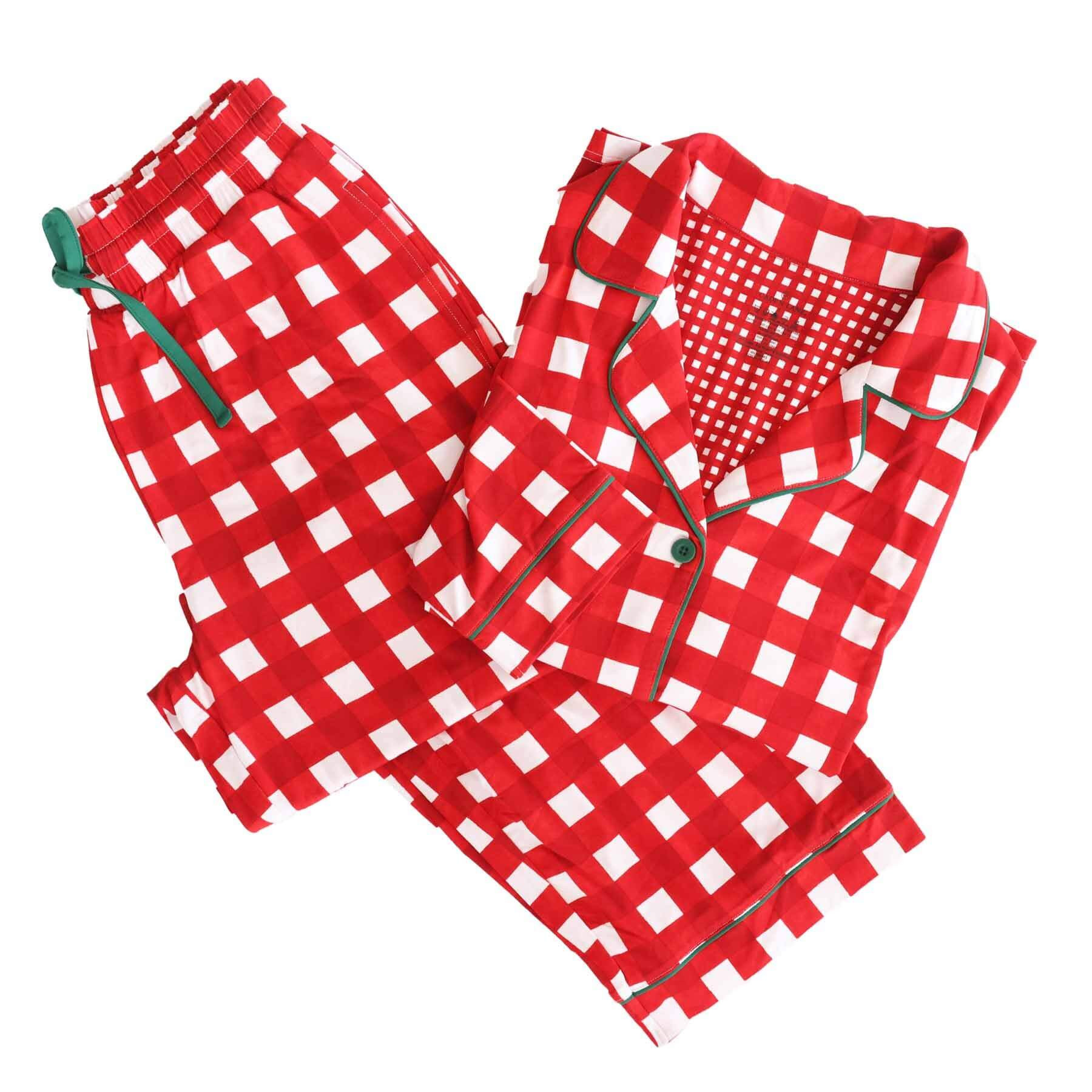 Checking It Twice Adult Two Piece Pajama Set | Caden Lane