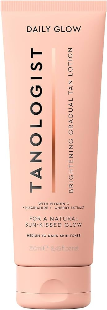 Tanologist Brightening Daily Glow - Medium/Dark - Illuminating Gradual Tan Lotion - Natural, Sun ... | Amazon (US)