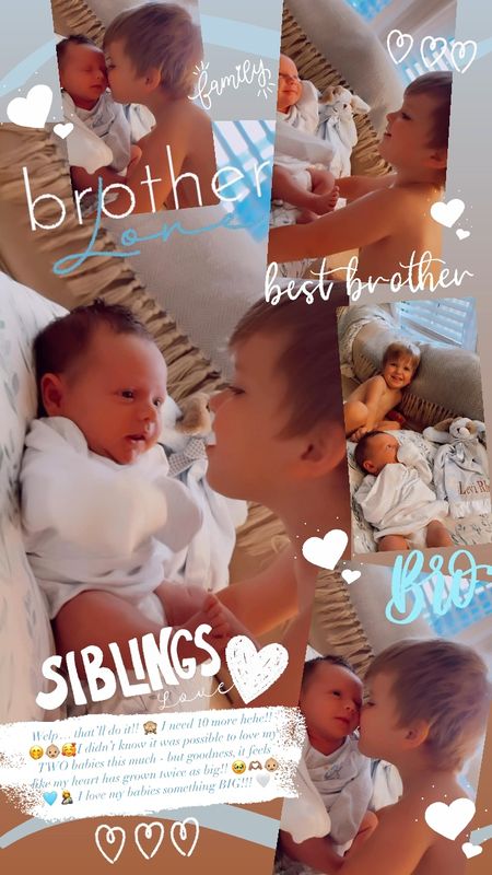 Welp… that’ll do it!! 🙈 I need 10 more hehe!! 🤭👶🏼🥰I didn’t know it was possible to love my TWO babies this much - but goodness, it feels like my heart has grown twice as big!! 🥹🫶🏽👶🏼🩵🤱 I love my babies something BIG!!! 🤍

#LTKBaby #LTKKids #LTKFamily