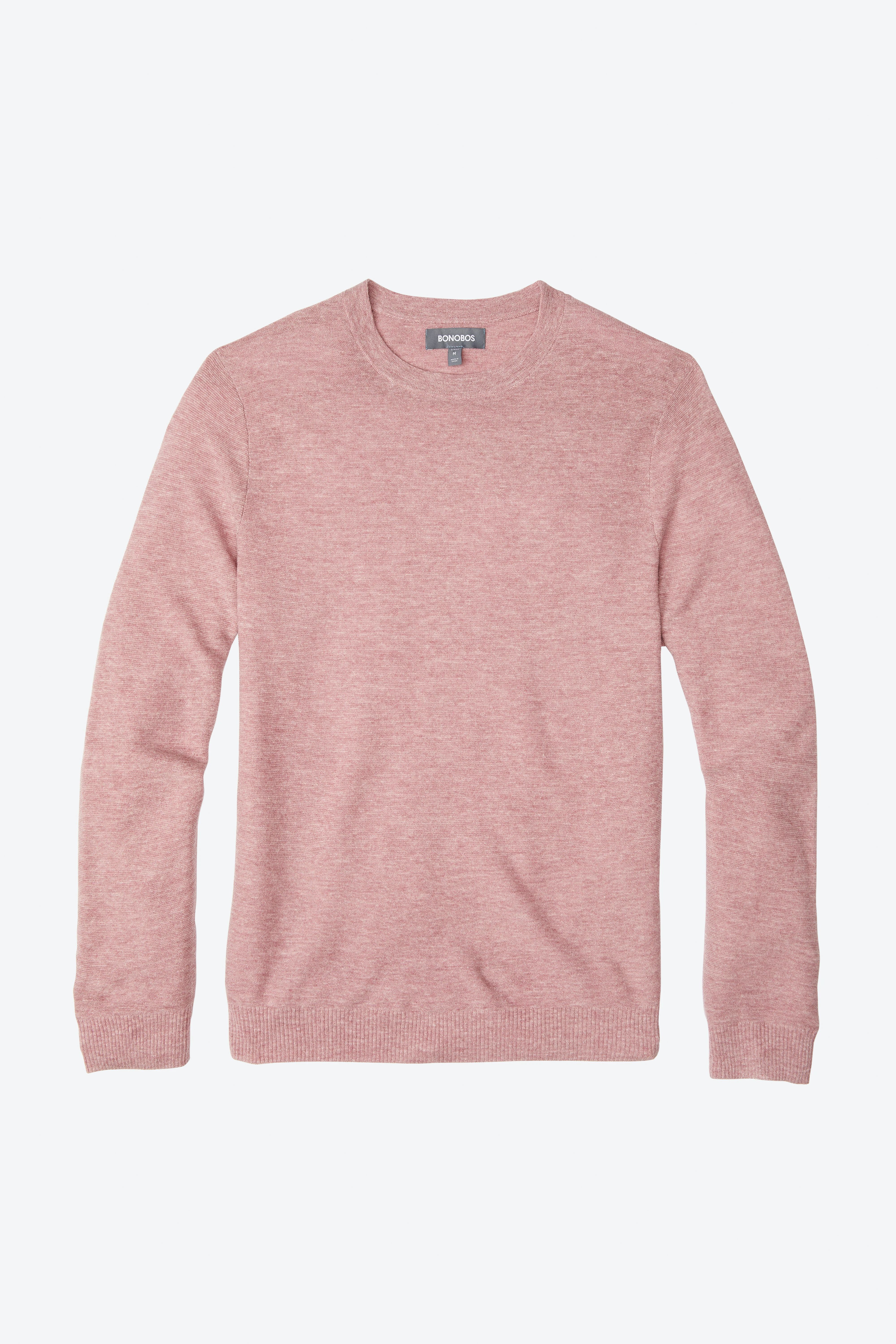 Cotton Linen Crew Neck Sweater | Bonobos