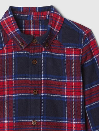 Baby & Toddler Organic Cotton Flannel Shirt | Gap (US)