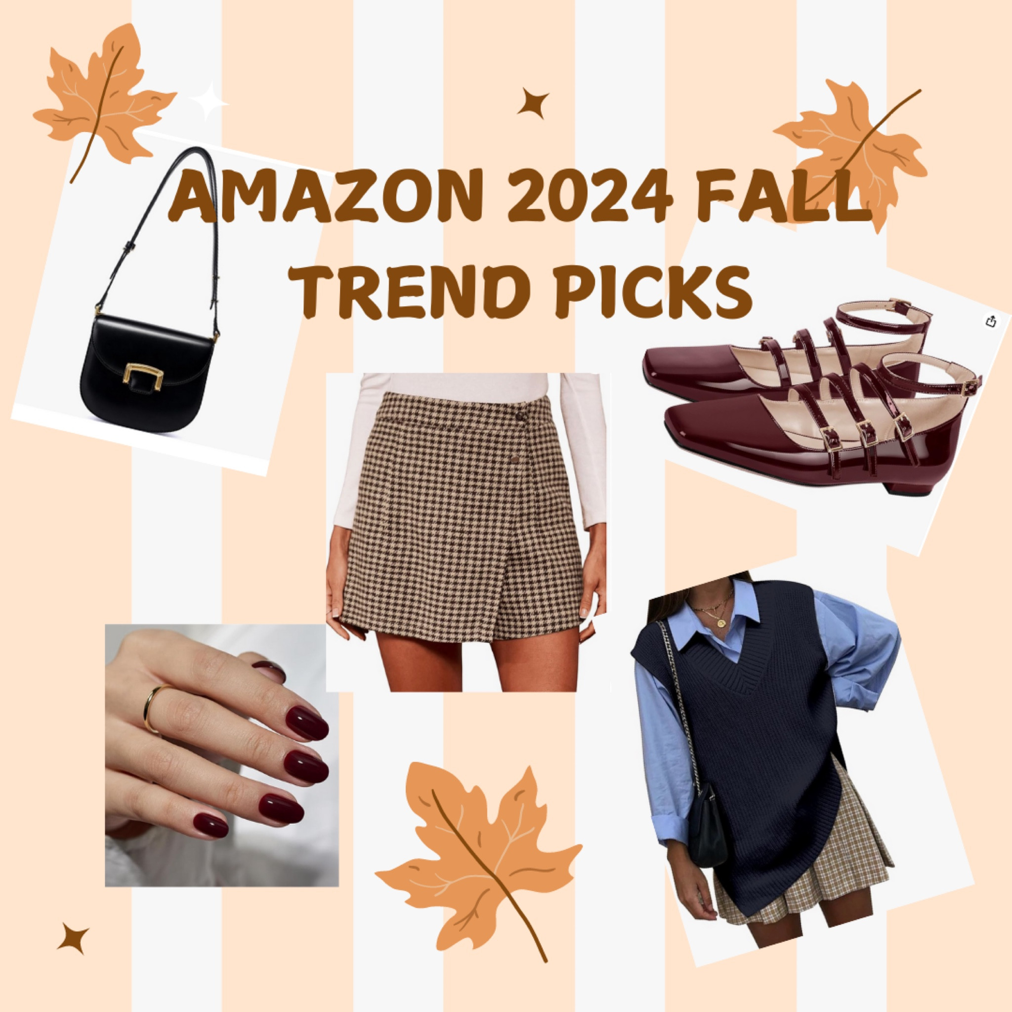 My top fall trend picks! Link to my Amazon store front for products🤎🍂🧸 #amazonstore #fallpicks #autumntrends #nails #bags #shoes #falloutfits #autumninspo

#LTKStyleTip #LTKSeasonal #LTKFallSale