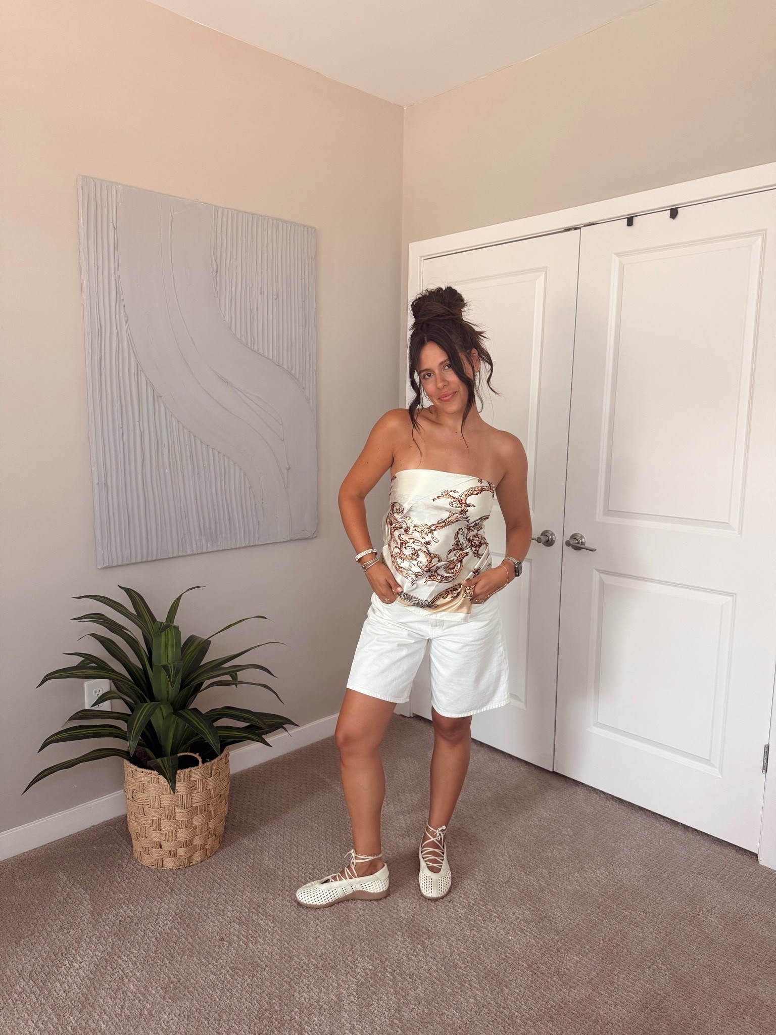 Neutral summer outfit of the day

#LTKootd