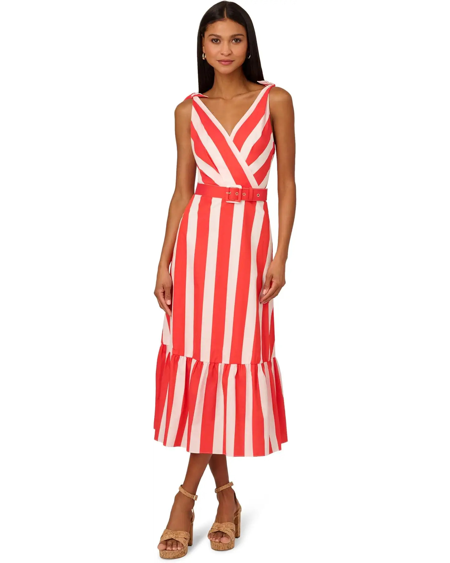 Striped Midi Dress | Zappos