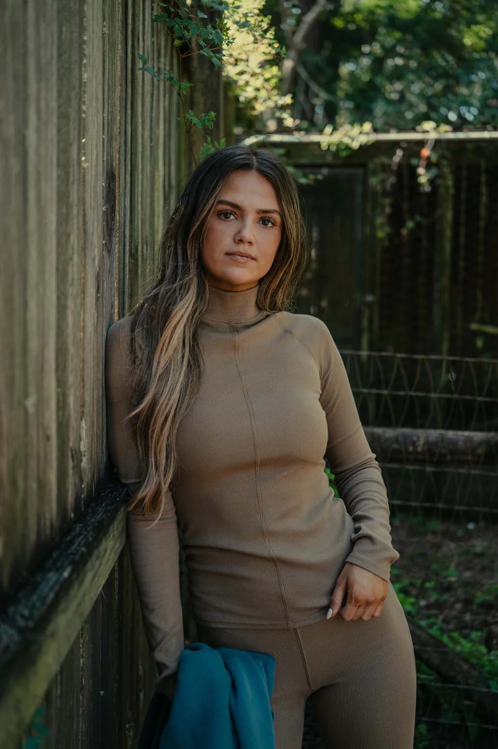 Ribbed Mock Neck - Coastal Countryside | Tribe Kelley