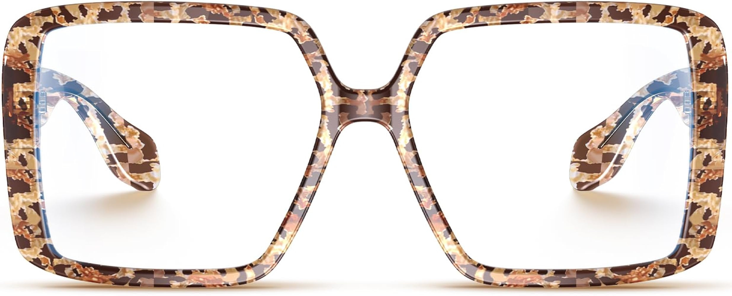 VISOONE Oversized TR90 Blue Light Blocking Glasses Fashion Accessories Non Prescription for Women... | Amazon (US)