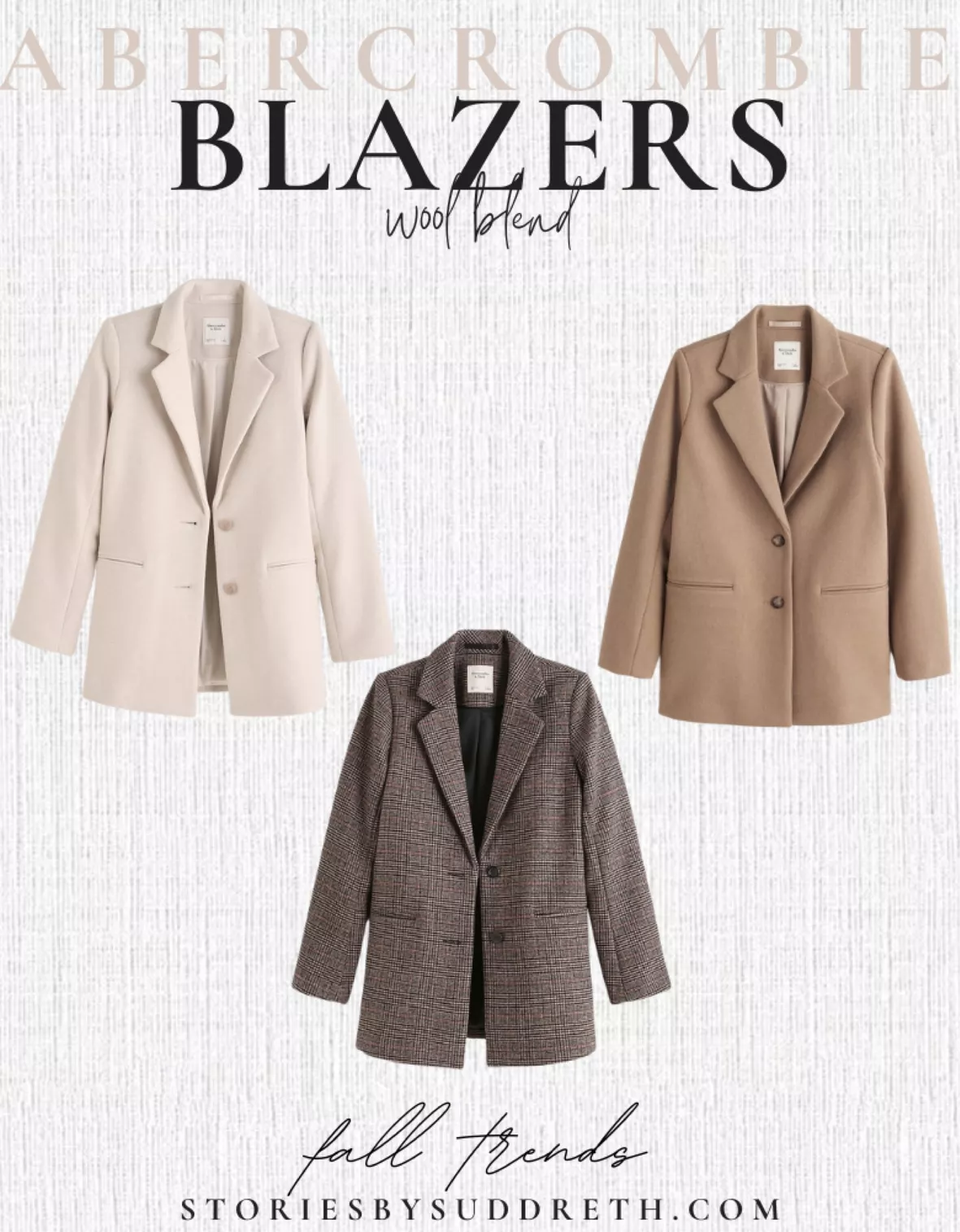 Wool-Blend Blazer Coat curated on LTK