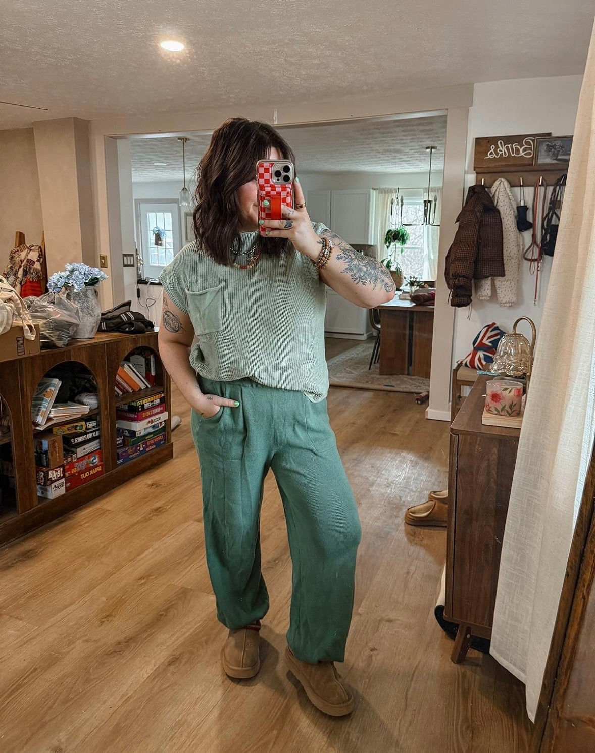 Cozy & comfy lounging in this matching set! Perfect for relaxing at home. Wearing my TTS!

#LTKSeasonal #LTKootd #LTKMidsize