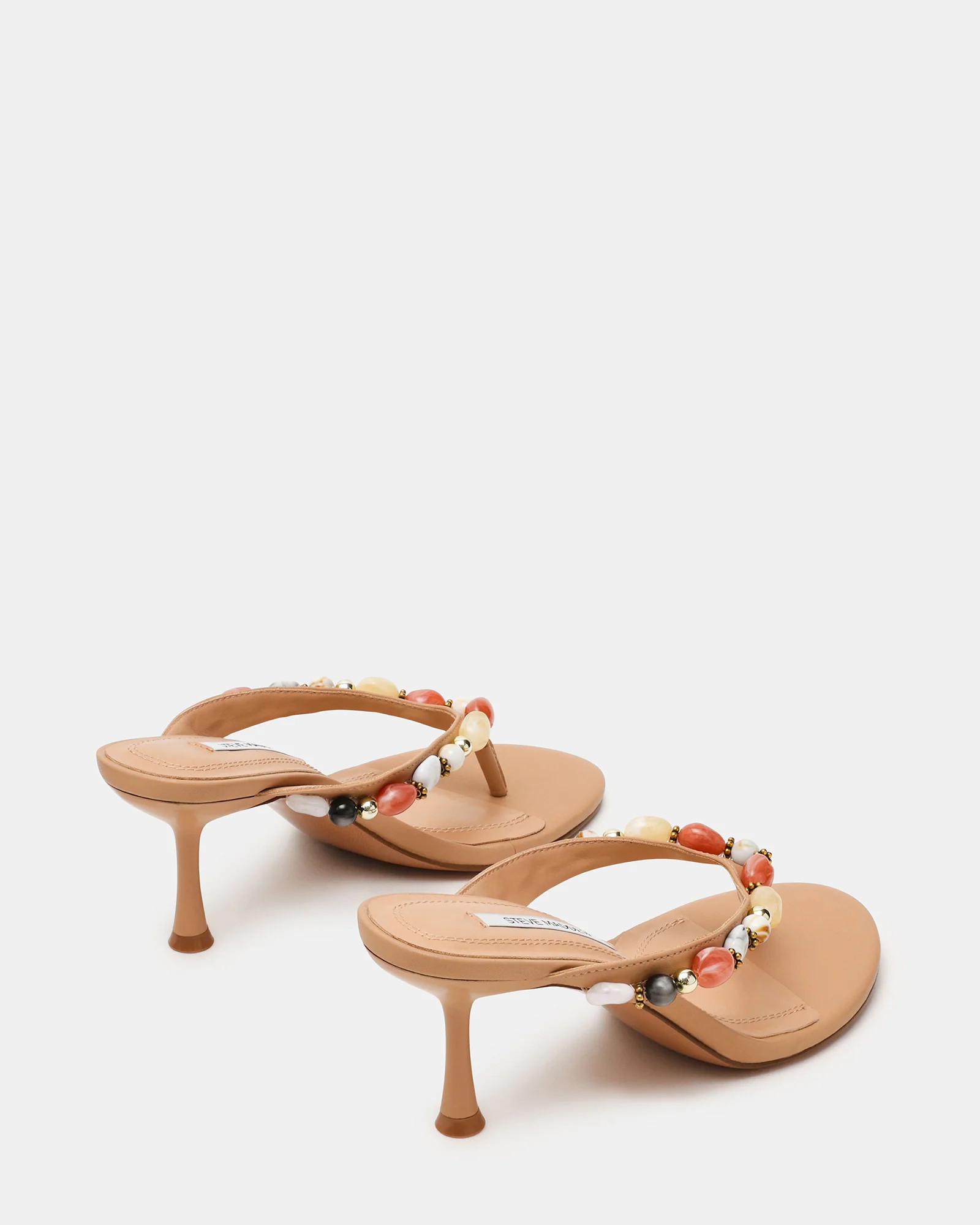 FAROH Stone Natural Multi Thong Women's Heel | Steve Madden (US)