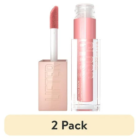 (2 pack) Maybelline Lifter Gloss Lip Gloss Makeup with Hyaluronic Acid Reef | Walmart (US)