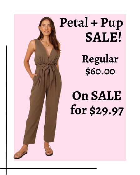 If you’re excited for spring then check out this jumpsuit on sale at Petal and Pup!

Spring fashion, spring Outfit, spring outfits, vacation outfit, jumpsuit

#LTKsalealert #LTKstyletip #LTKworkwear