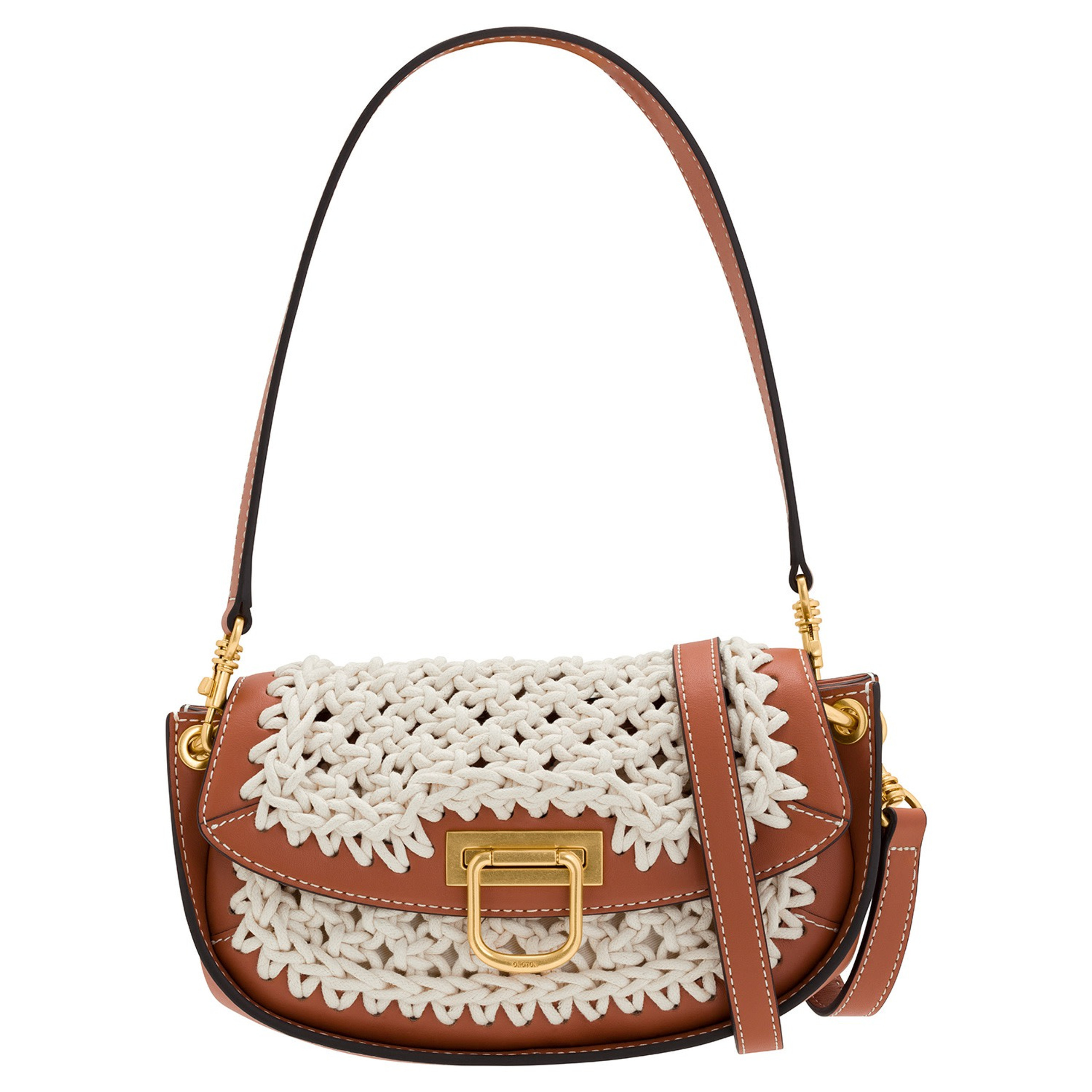 Colt Collectable Small Baguette - Natural/Brandy | Oroton | Oroton