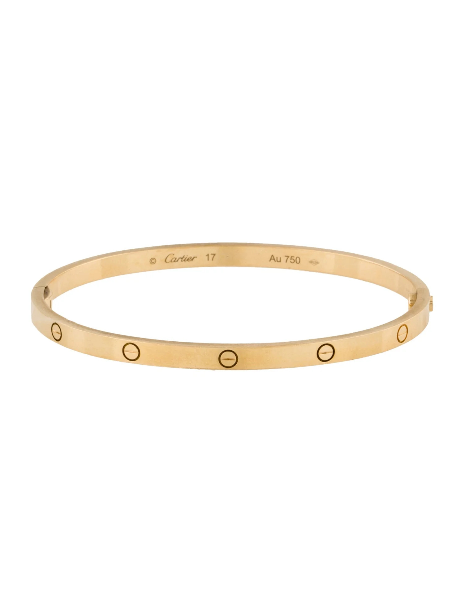 Cartier Small LOVE Bracelet - Bangle, Bracelets - CRT147008 | The RealReal | The RealReal