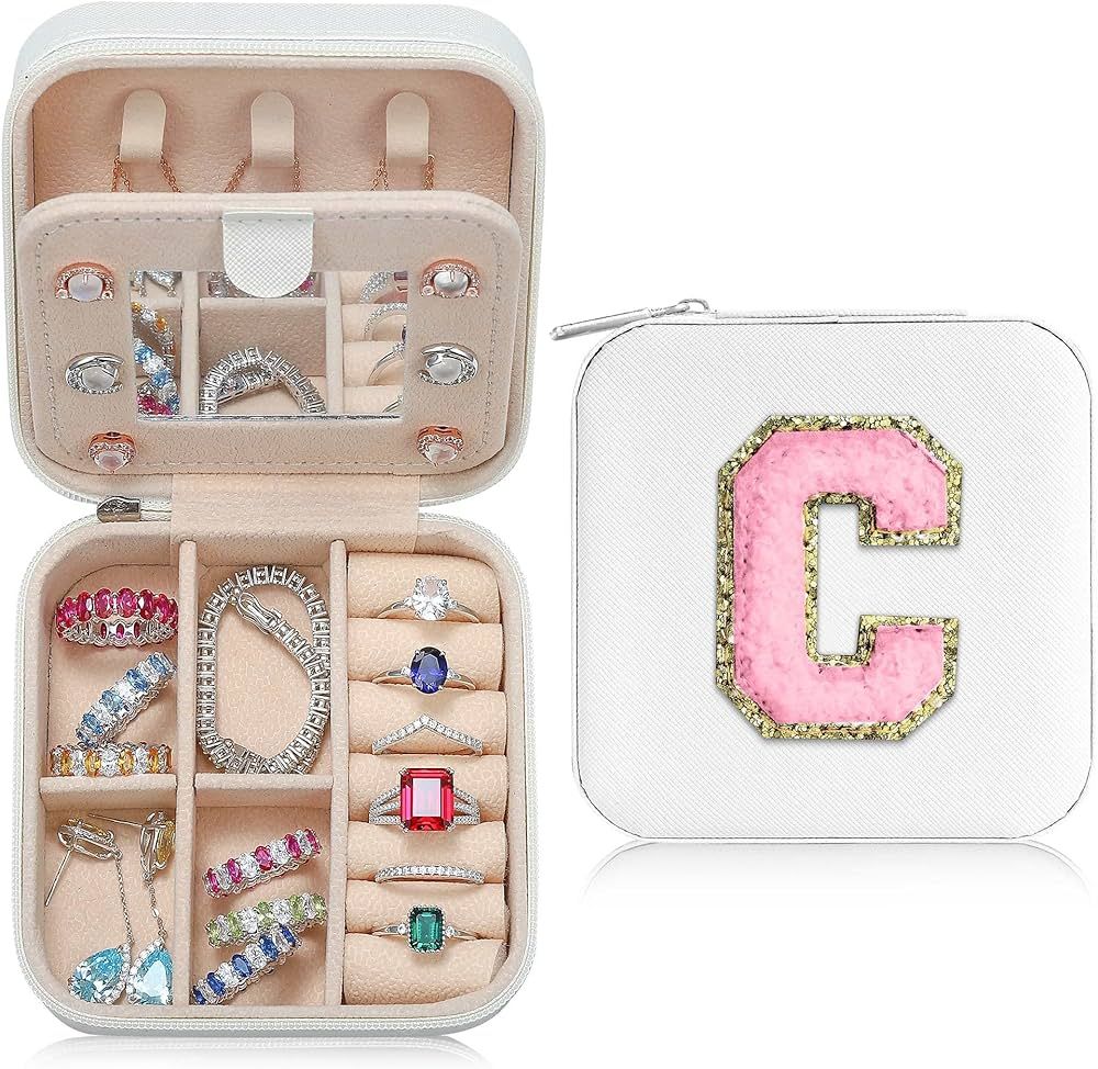 Parima Travel Essentials for Women Jewelry Box, Travel Accessories for Teen Girls Trendy Stuff | ... | Amazon (US)