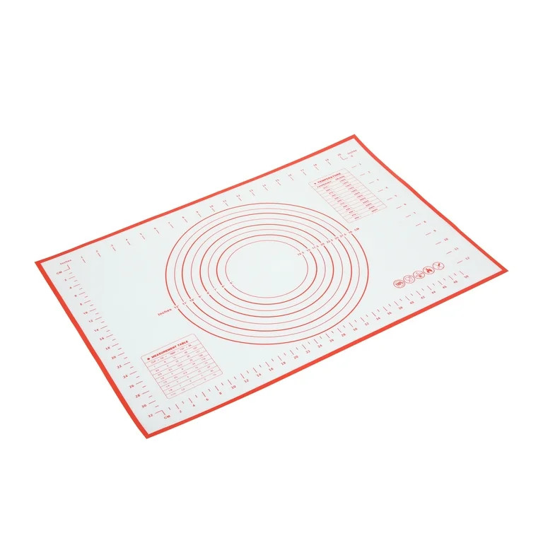 Mainstays Reusable Silicone 24"x 18" Pastry Mat with Measurements | Walmart (US)