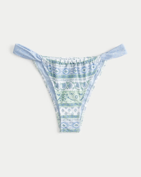 Side Strap High-Leg Cheekiest Bikini Bottom | Hollister (US)