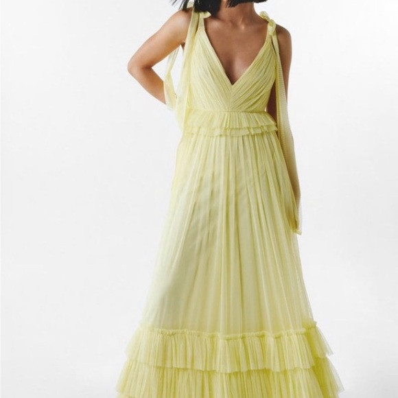 Asos Nasty Gal Vibrant Yellow Backless Dress - NWT | Poshmark