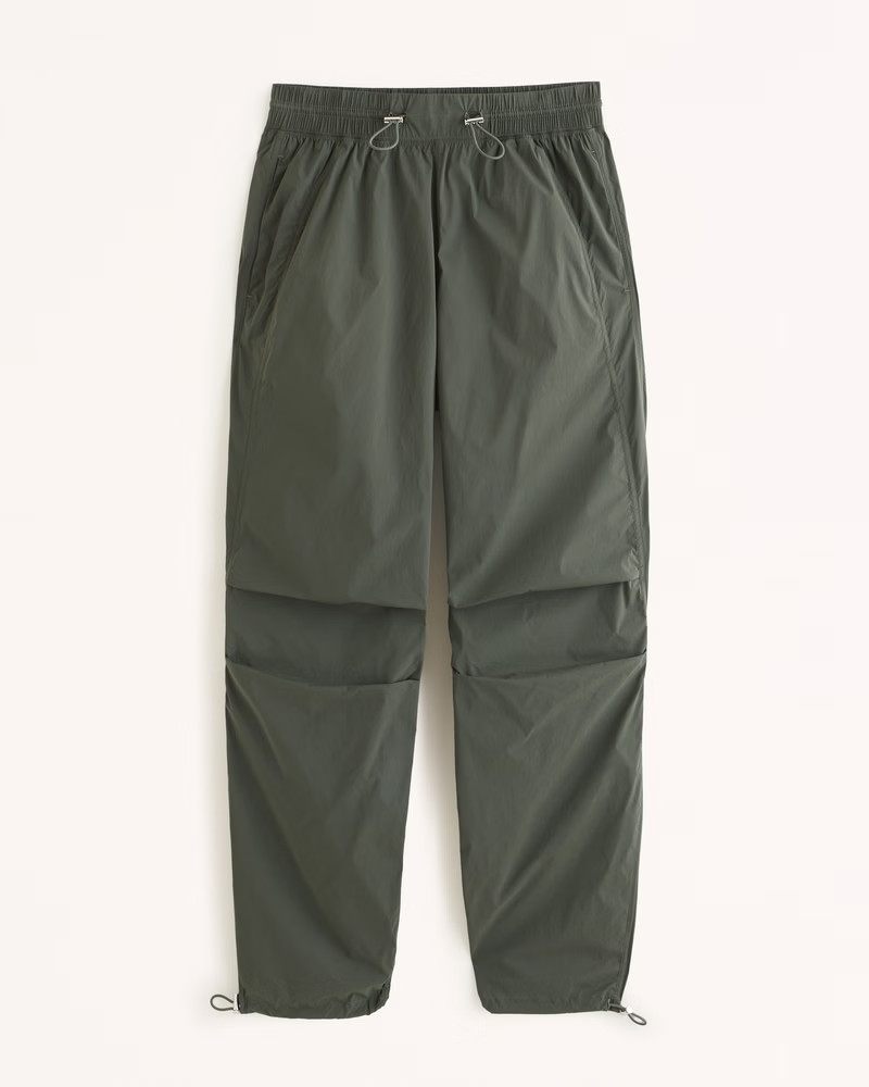 YPB Crinkle Nylon Parachute Jogger | Abercrombie & Fitch (US)