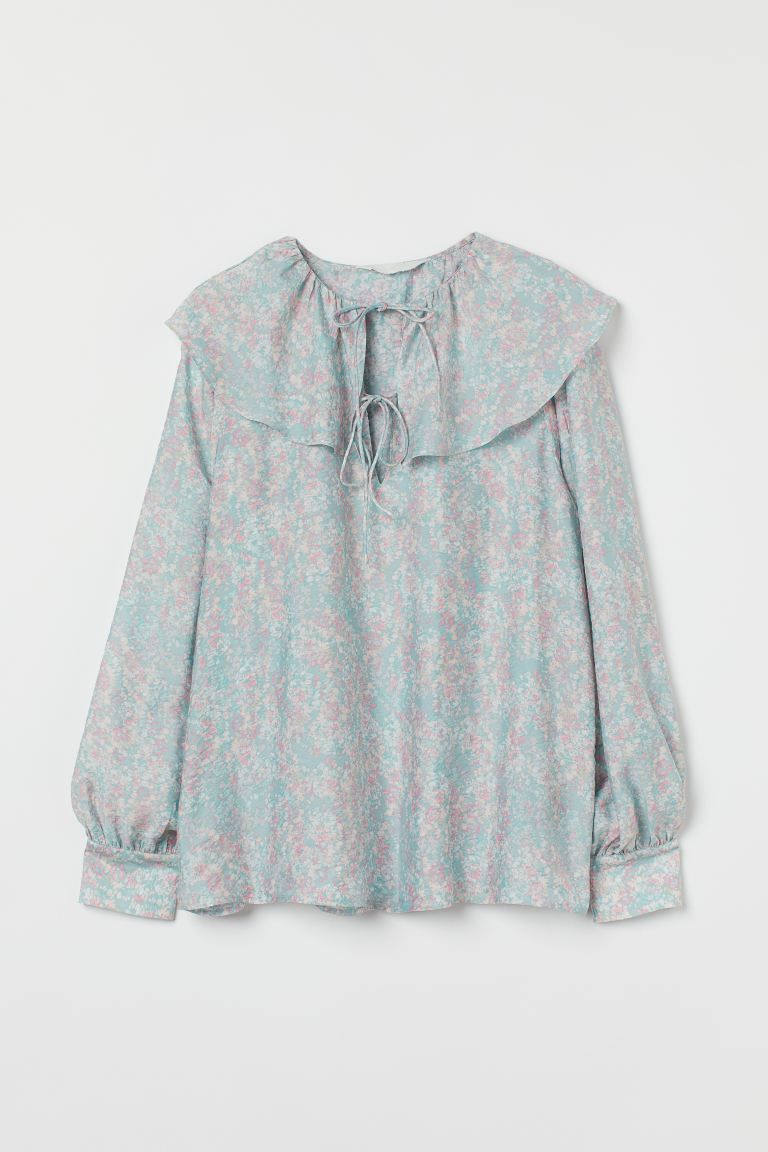 Flounce-collared Blouse | H&M (US + CA)