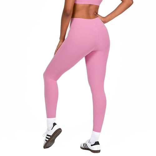 YITTY Active UltraLuxe High Waisted Leggings for Women, No Front Seam Tummy Control, Buttery Soft, Womens Yoga Pilates Gym, Pink Sorbet, XXL/1X, Regular | 27" Inseam | Amazon (US)
