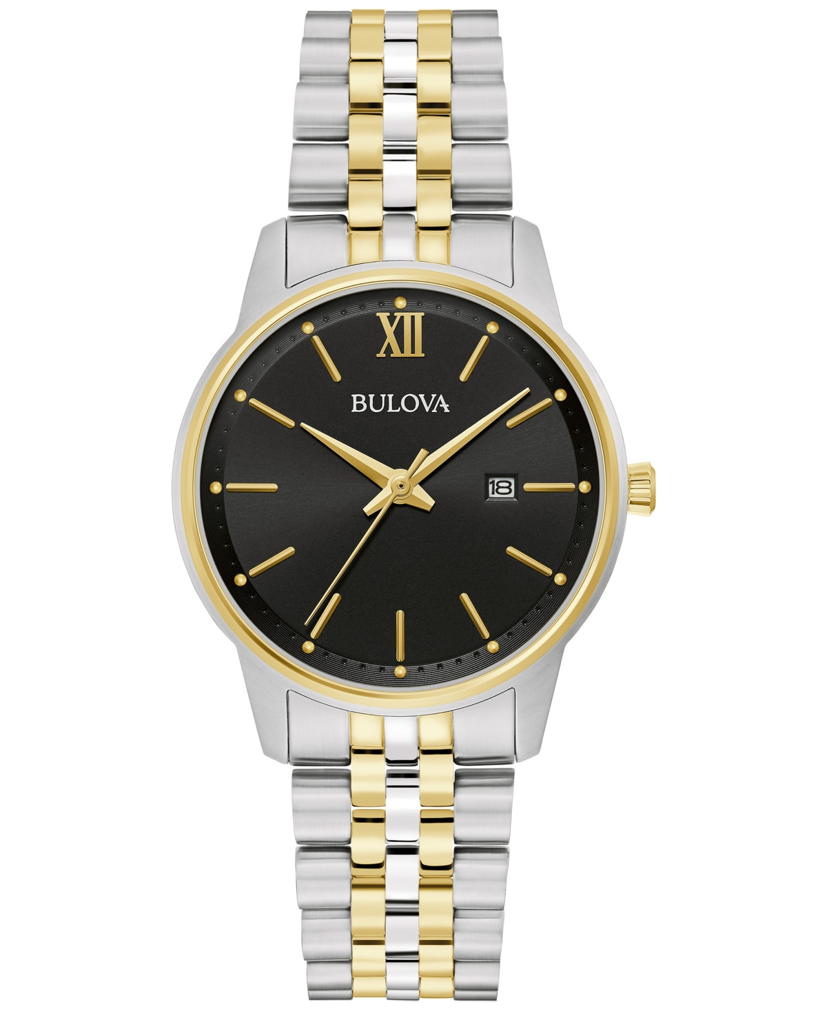 Bulova Women's Classic Two-Tone Stainless Steel Bracelet Watch 32mm, Created for Macy's - Two-tone | Macy's