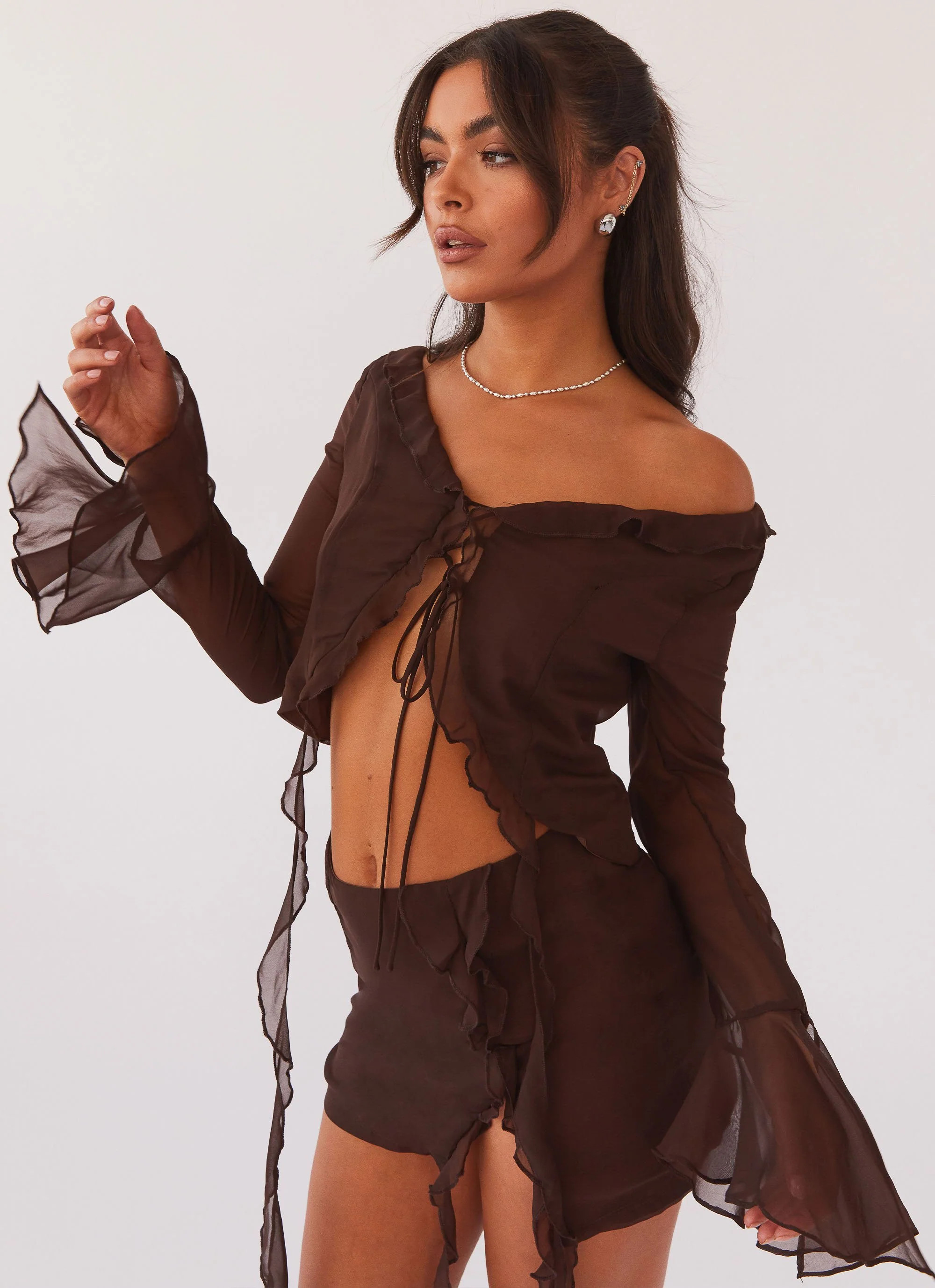 My Favourite Part Blouse - Dark Mocha | Peppermayo (Global)