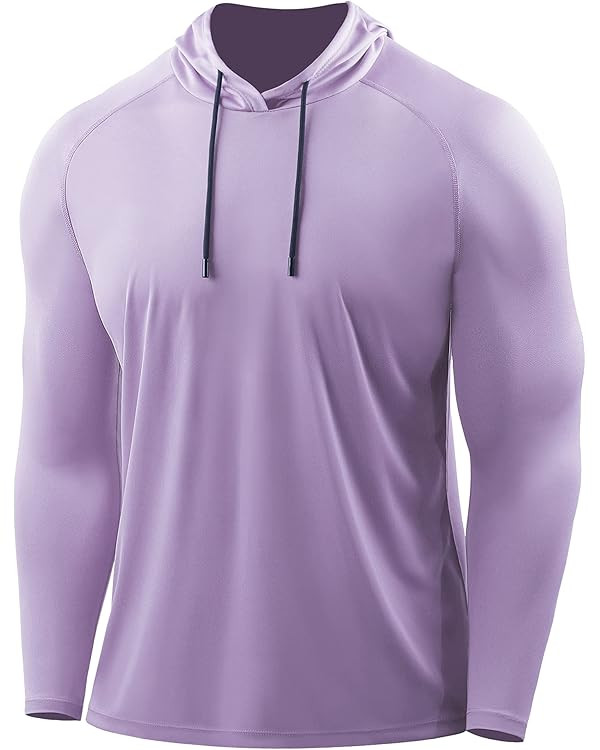 CADMUS Men's Workout Long Sleeve Fishing Shirts UPF 50+ Sun Protection Dry Fit Hoodies | Amazon (US)