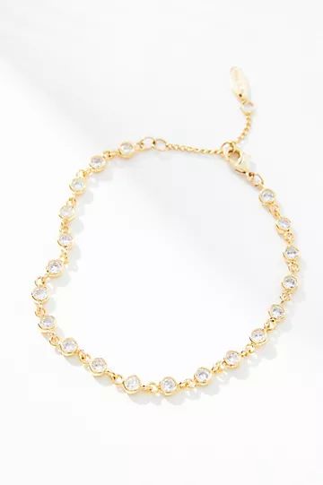 Center Crystal Beaded Bracelet | Anthropologie (US)