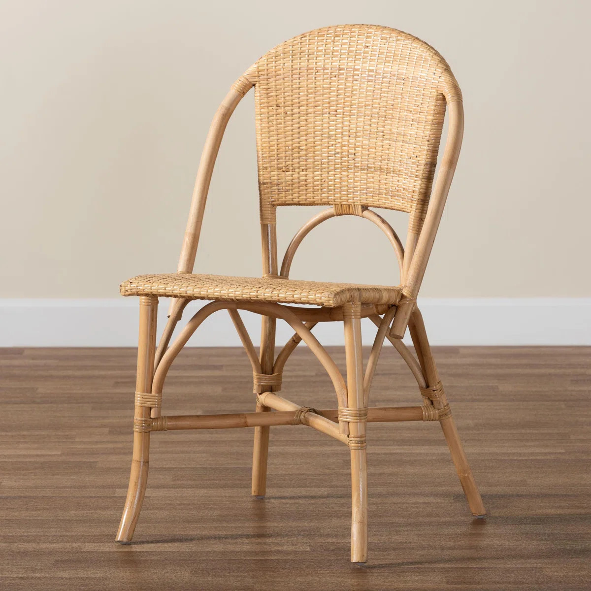 Bali & Pari Jaylyn Bohemian Natural Rattan Dining Chair | Wayfair North America