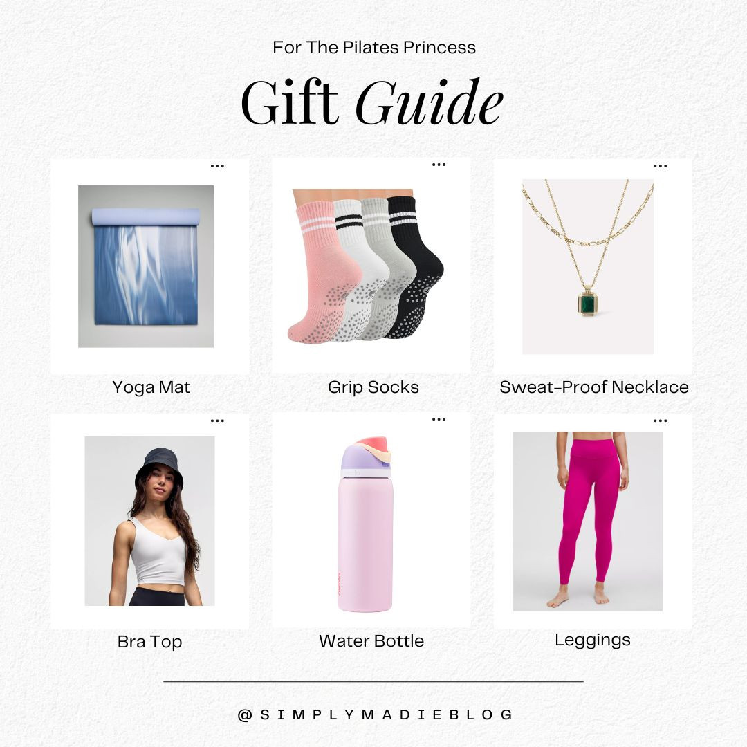 Gift Guide: For The Pilates Princess 

 

#LTKCyberWeek #LTKGiftGuide #LTKHoliday