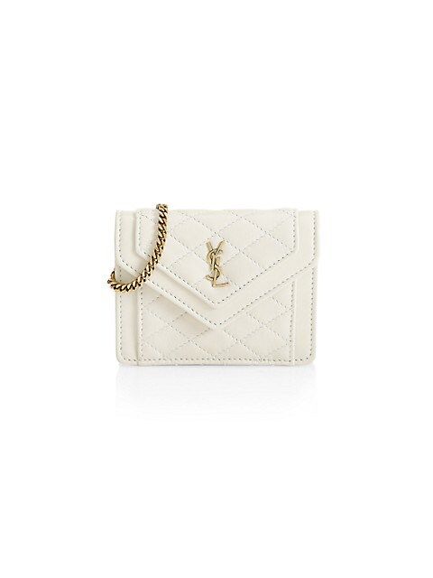 Mini Gaby Quilted Leather Micro Bag-On-Chain | Saks Fifth Avenue (UK)